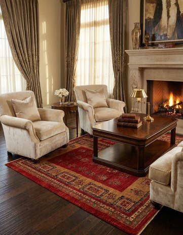 5' 6 x 8' 8 Kashkuli Rug