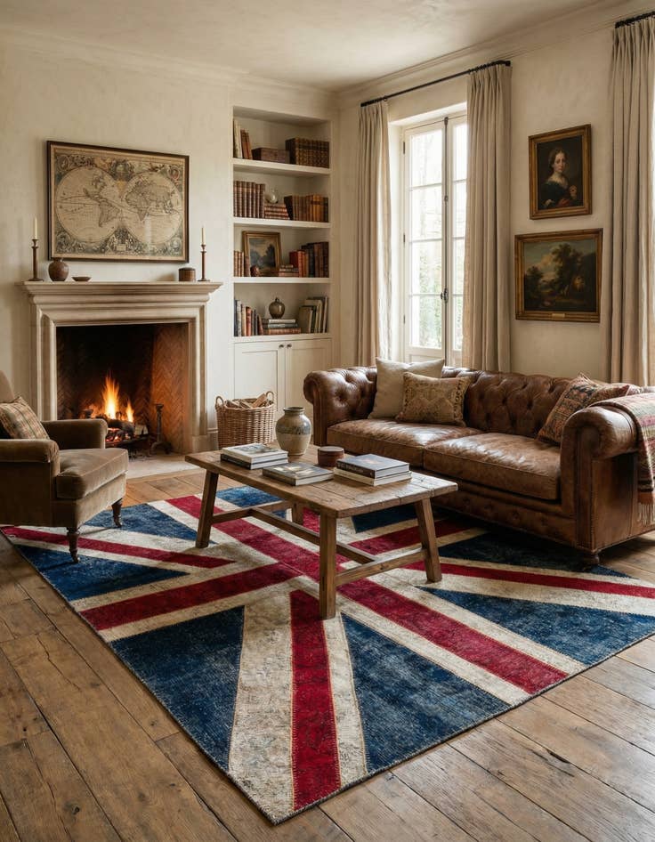 Detail image of 7' 1 x 9' 1  Hand Knotted Ultra Vintage Persian Wool Rug