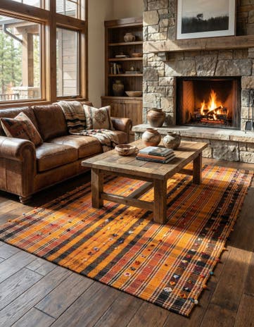 4' 6 x 7' 9 Jajim Rug
