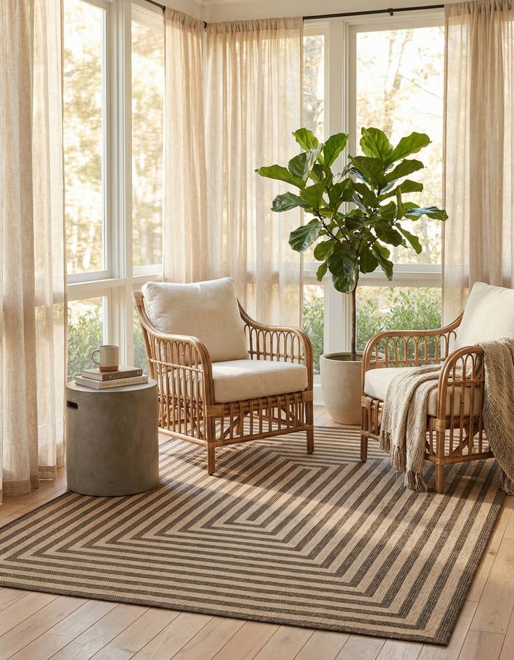 Detail image of 6' 3 x 9' Dunes Rug