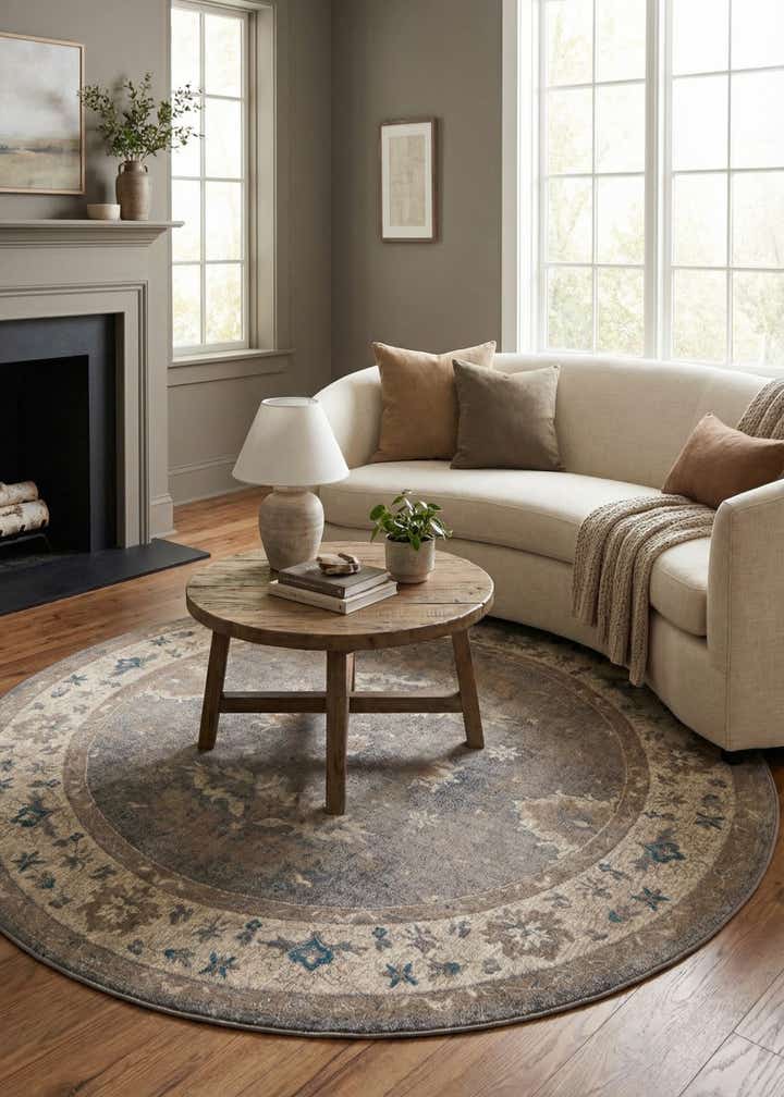 8' x 8' Viola Round Rug