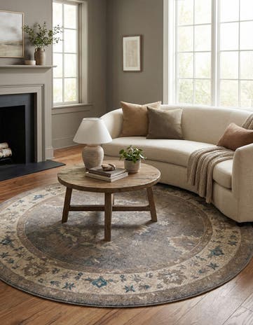 8' x 8' Vienna Round Rug