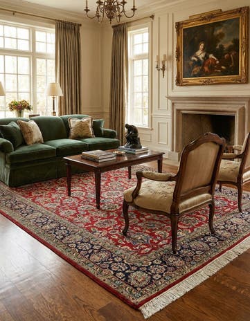5' 6 x 7' 9 Isfahan Rug