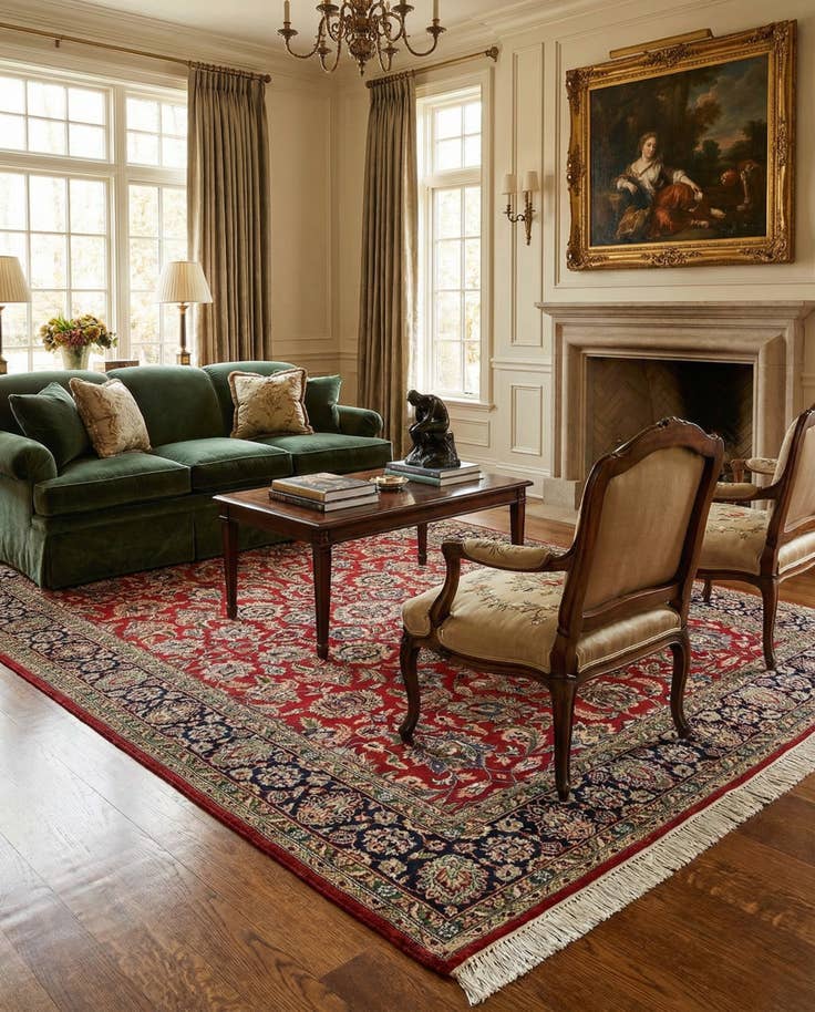 Detail image of 5' 6 x 7' 9 Isfahan Rug