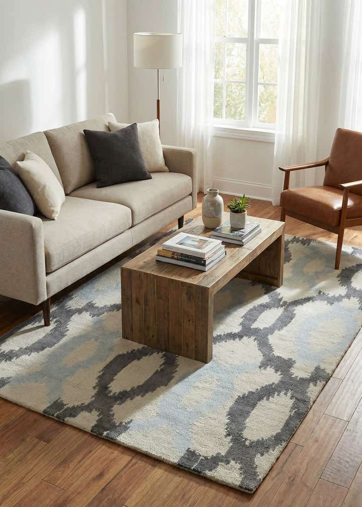 5' x 8' Luna Wool Rug