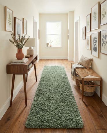  2' 7 x 20' Zermatt Shag Runner Rug