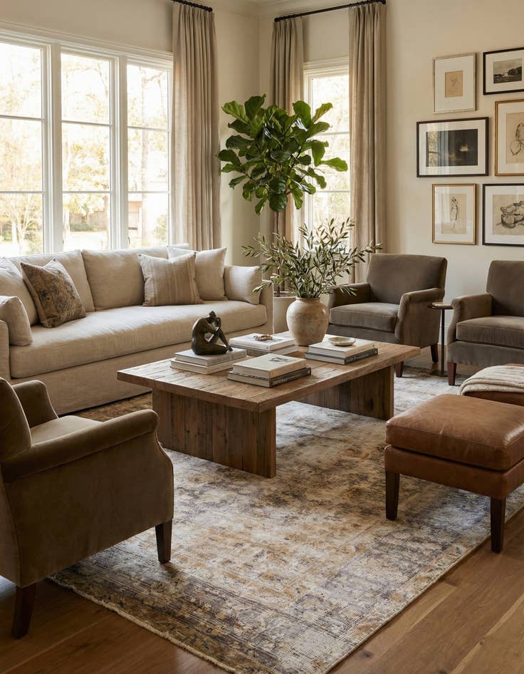 Detail image of 6' x 9' 8  Hand Knotted Ultra Vintage Persian Wool Rug