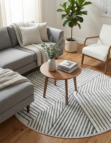 4' x 4' Oslo Round Rug