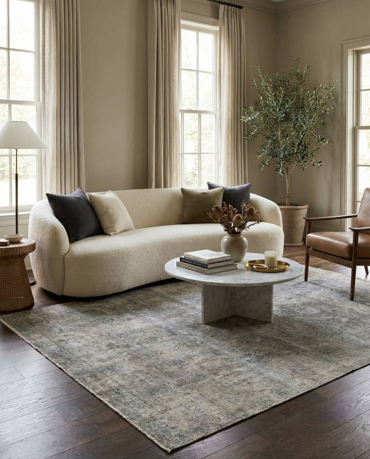 Detail image of 8' x 10' 7 Hand Knotted Ultra Vintage Persian Wool Rug