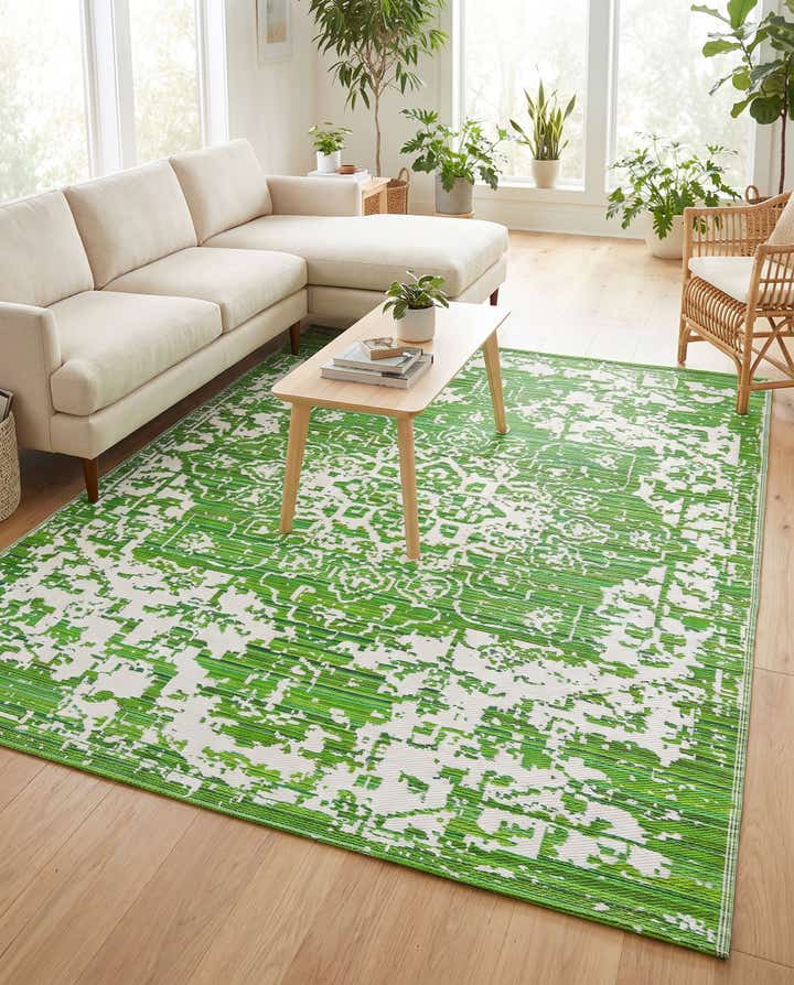 7' 10 x 10' Easy-Clean Vista Breeze Indoor / Outdoor Rug