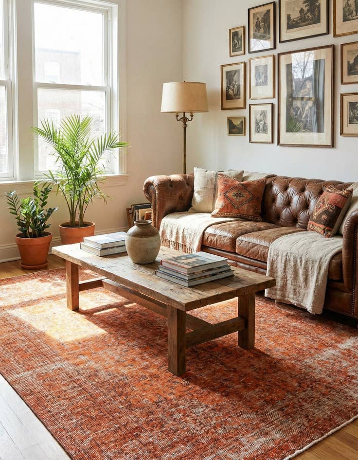 Detail image of 5' 2 x 7' 10 Ultra Vintage Wool Rug