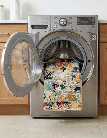 2' 2 x 3' Washable Vivid Rug