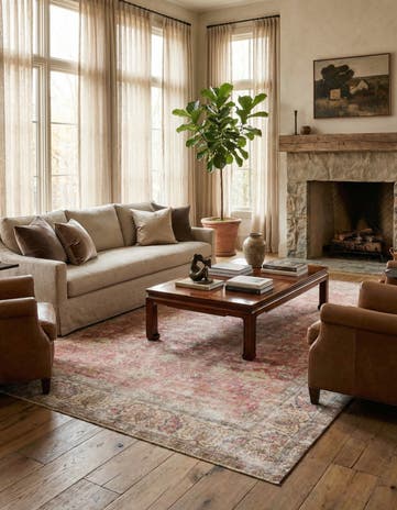 10' 1 x 12' 7 Hand Knotted Ultra Vintage Persian Wool Rug