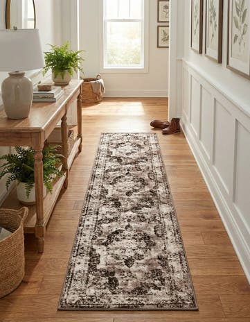 Light Brown Monte Carlo Runner Rug
