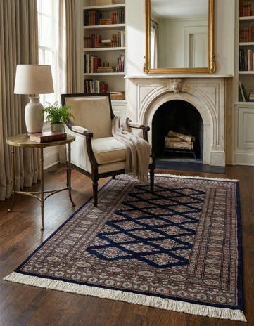 3' x 5' 2 Hand Knotted Bokhara Oriental Rug
