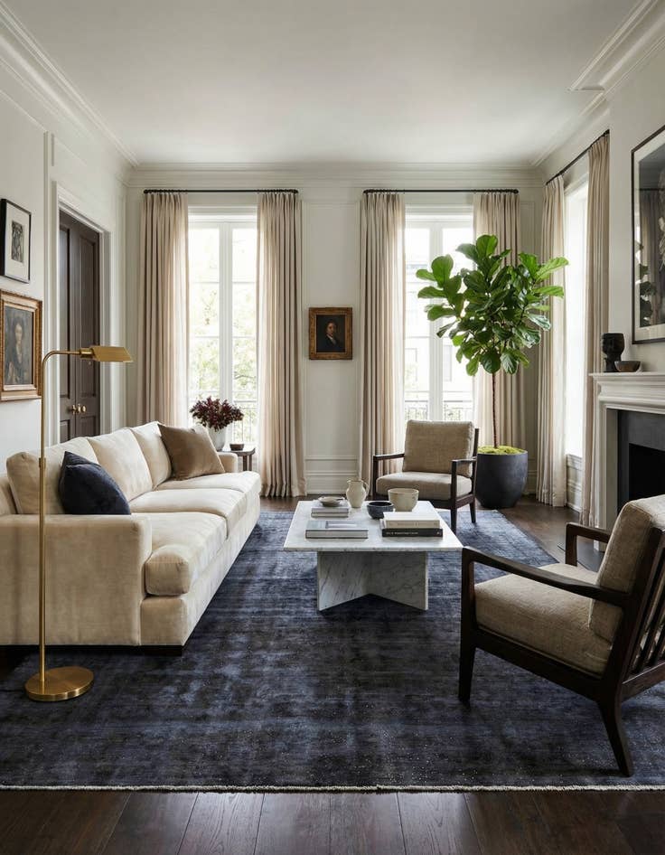 Detail image of 9' 5 x 11' 10  Hand Knotted Ultra Vintage Persian Wool Rug