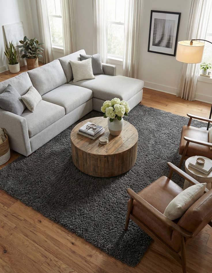 Detail image of 9' x 12' Marilyn Monroe™ Shag Rug