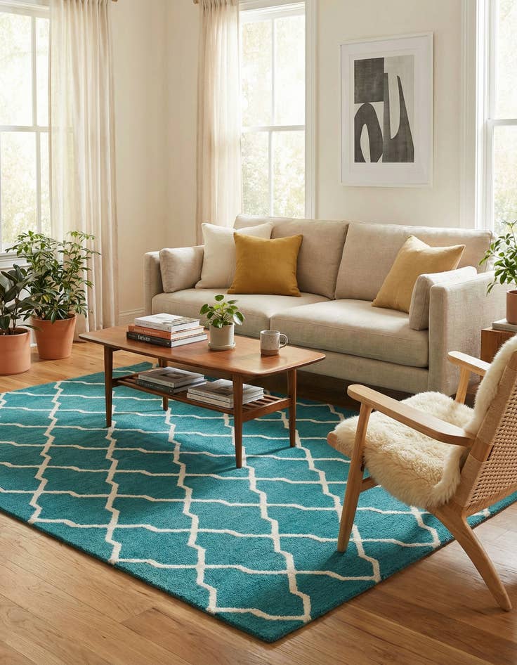 Detail image of 5' 1 x 8' Luna Rug