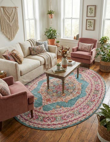 7' 10 x 10' Santiago Oval Rug