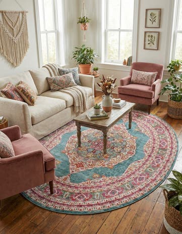 7' 10 x 10' Santiago Oval Rug