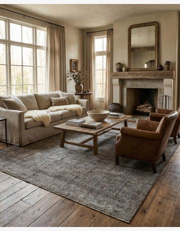9' 3 x 12' 6 Hand Knotted Ultra Vintage Persian Wool Rug