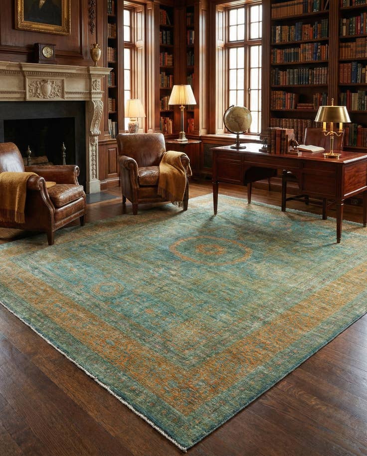 Detail image of 8' 2 x 11' 4 Hand Knotted Amina Rug