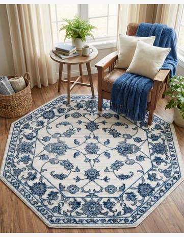 5' 3 x 5' 3 Boston Octagon Rug