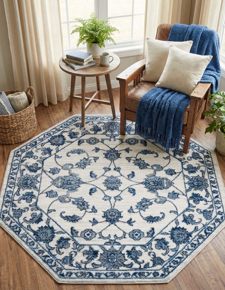 5' 3 x 5' 3 Boston Octagon Rug