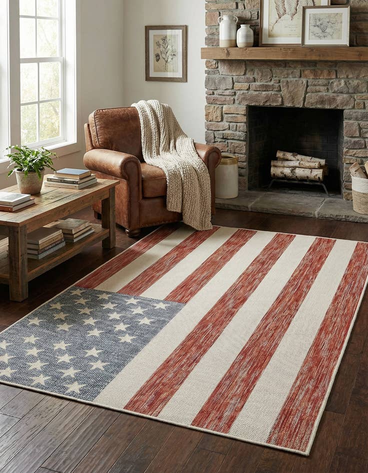 Detail image of 4' x 6'  Washable Jill Zarin Indoor / Outdoor Rug