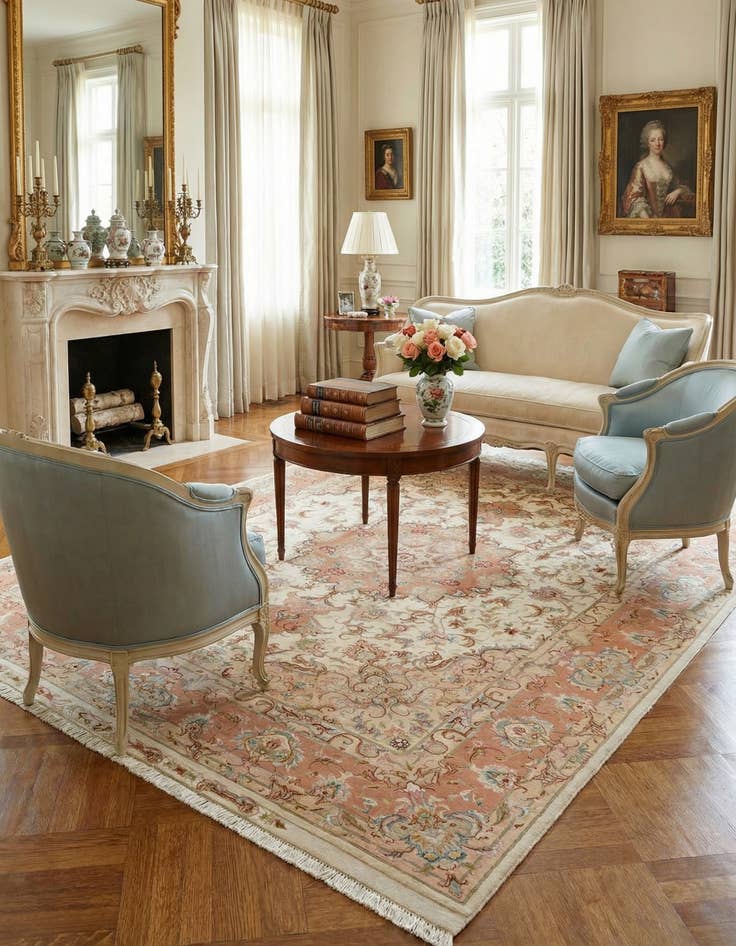 Detail image of 5' x 7' Tabriz Rug