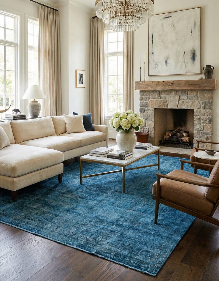 Detail image of 9' 1 x 12' 7  Hand Knotted Ultra Vintage Persian Wool Rug