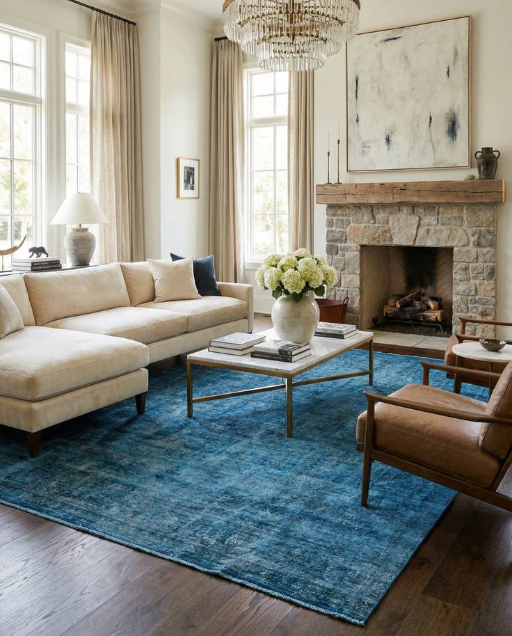 Detail image of 9' 1 x 12' 7 Hand Knotted Ultra Vintage Persian Wool Rug