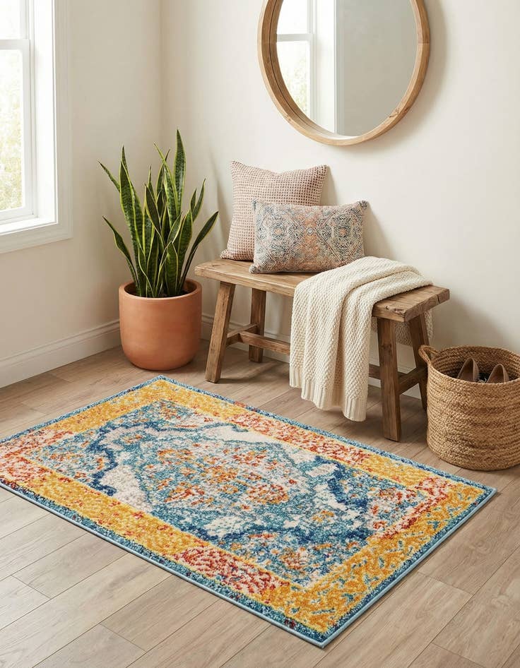 Detail image of 2' 2 x 3'  Washable Arte Rug