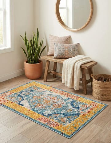 2' 2 x 3' Washable Carnevale Rug