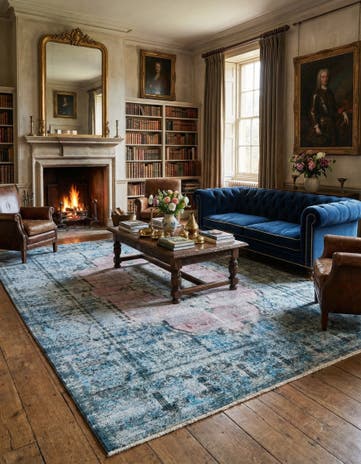 10' 1 x 12' 9 Vintage Royal Wool Rug