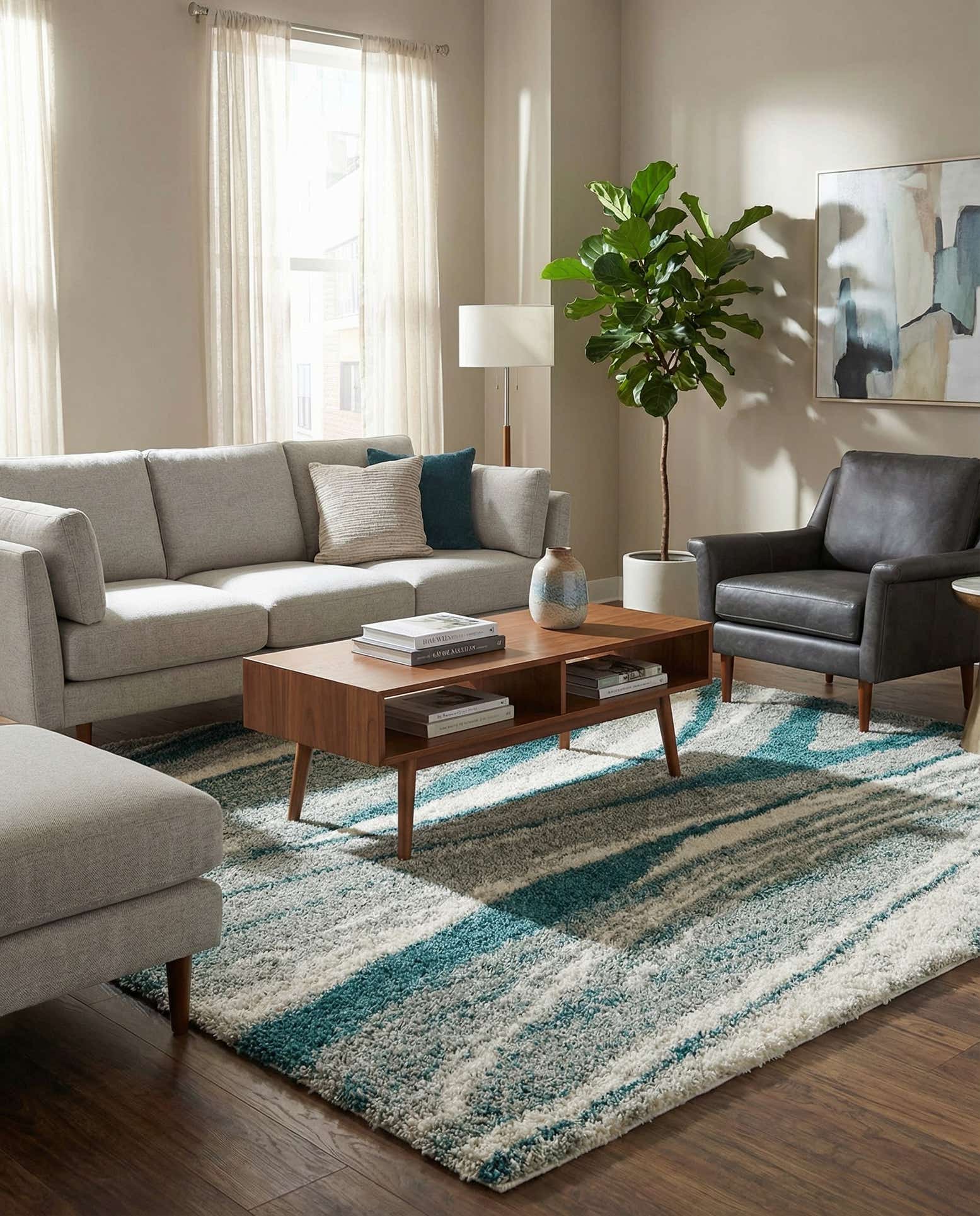 6' x 9' Soft Touch Shag Rug