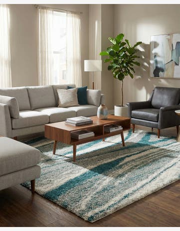 6' x 9' Soft Touch Shag Rug