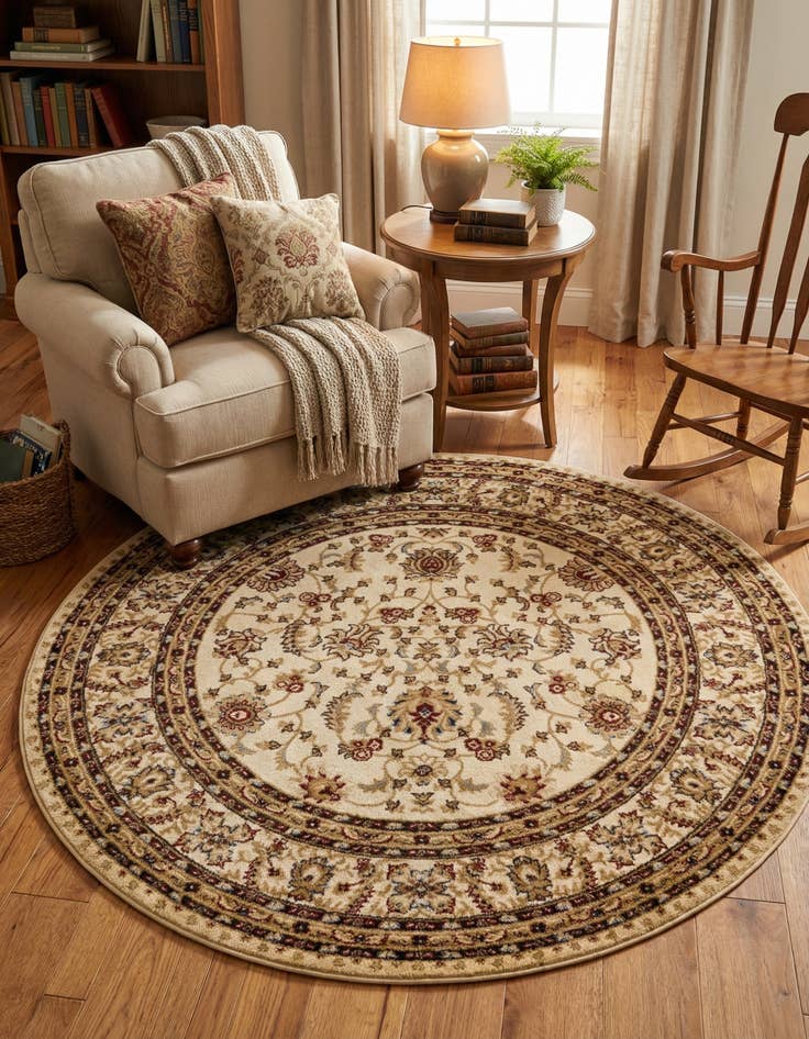 Detail image of  6' x 6' Aditi Round Rug