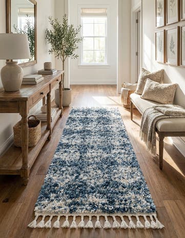 2' 7 x 12' Serenity Shag Runner Rug
