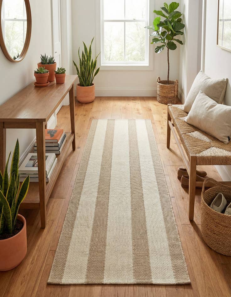 Detail image of 2' 7 x 8'  Washable Jill Zarin Palm Springs Indoor / Outdoor Runner Rug