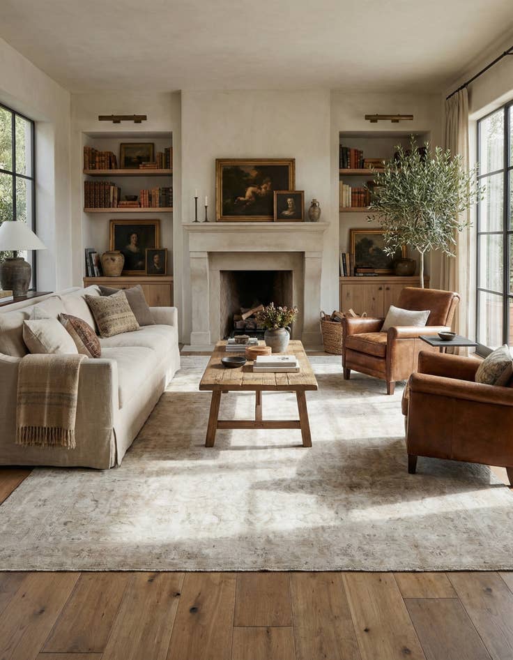 Detail image of 9' 2 x 12' 7  Hand Knotted Ultra Vintage Persian Wool Rug