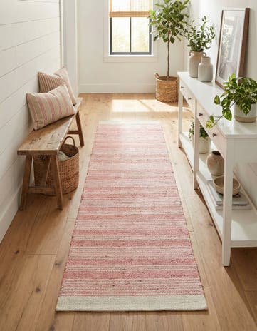2' 7 x 10' Hand Woven Lariat Runner Rug