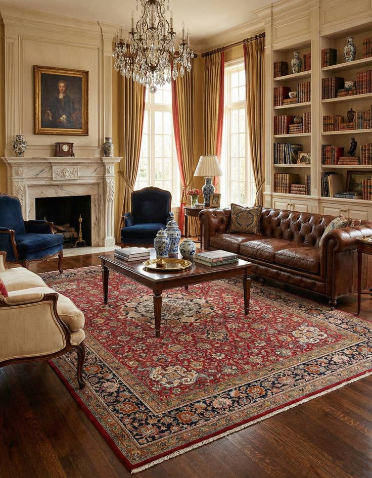 Detail image of 8' 4 x 12' 1 Tabriz Rug