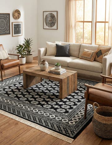7' 10 x 7' 10 Bokhara Square Rug