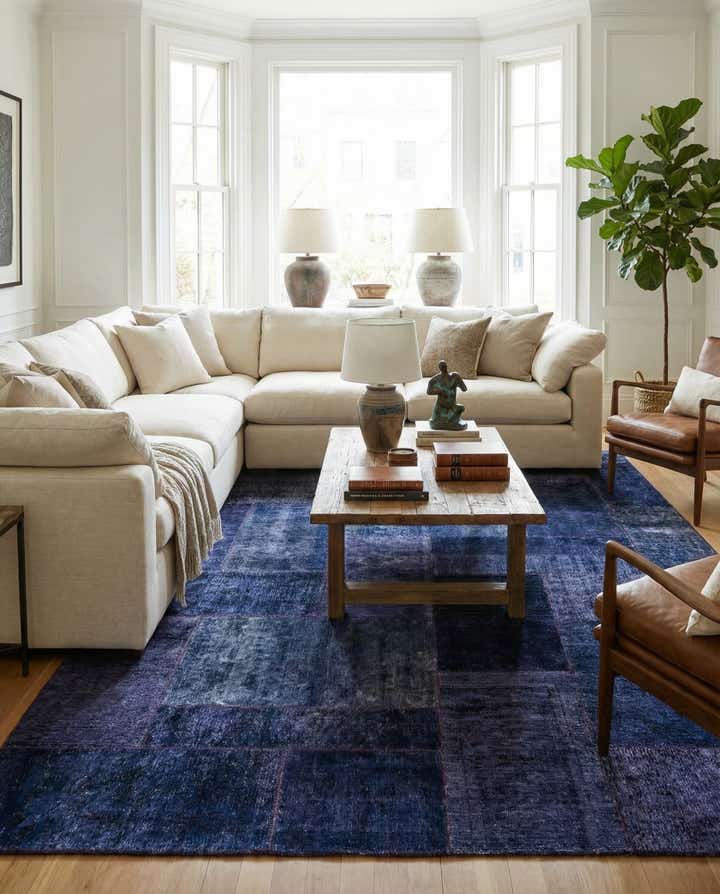 6' 7 x 9' 10 Hand Knotted Ultra Vintage Persian Wool Rug