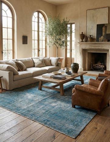 10' x 12' 8 Hand Knotted Ultra Vintage Persian Wool Rug