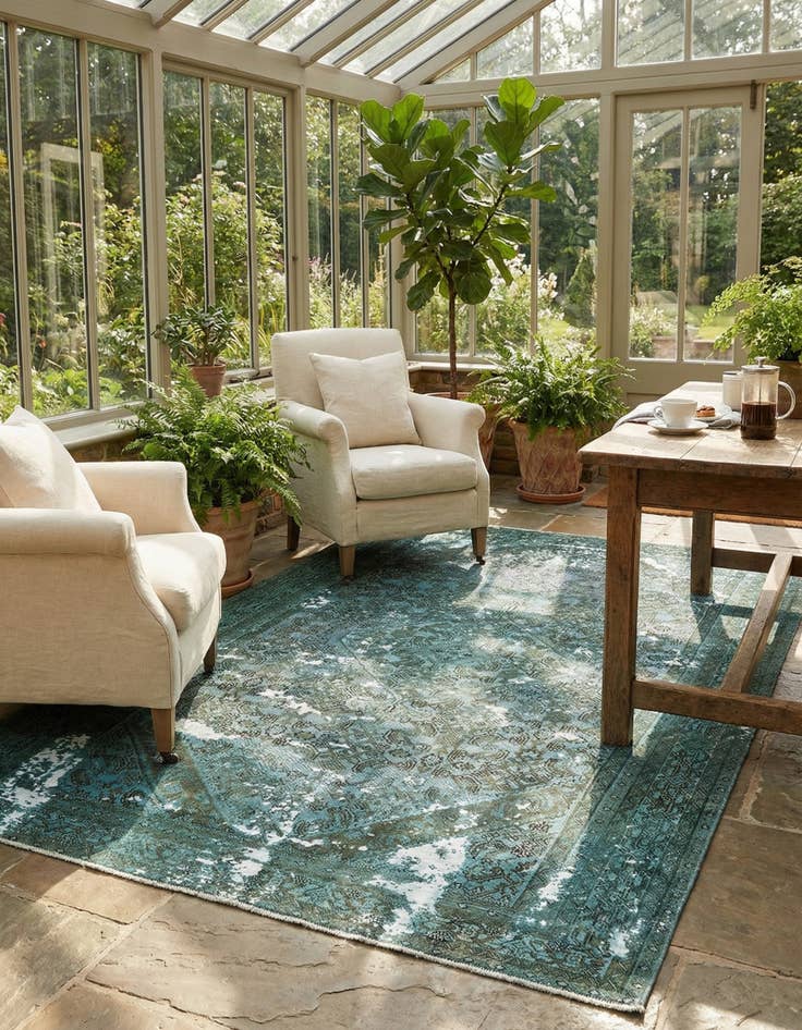 Detail image of 6' 4 x 9' 10 Vintage Rug