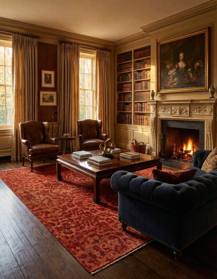 Detail image of 8' 2 x 9' 4 Kashkuli Wool Rug