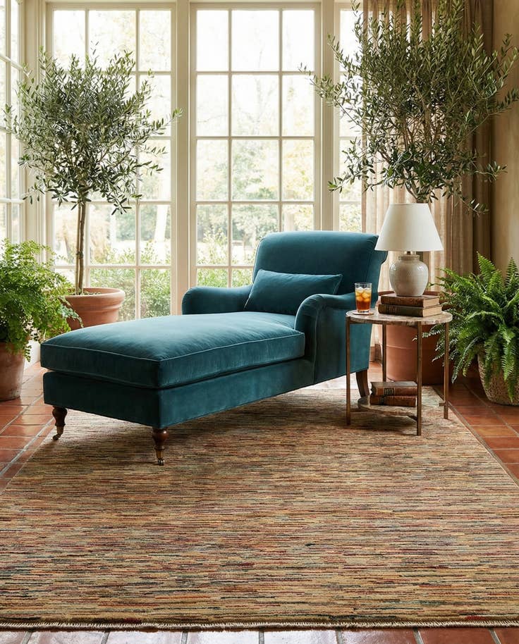 Detail image of 6' 6 x 9' 7 Hand Knotted Modern Ziegler Rug