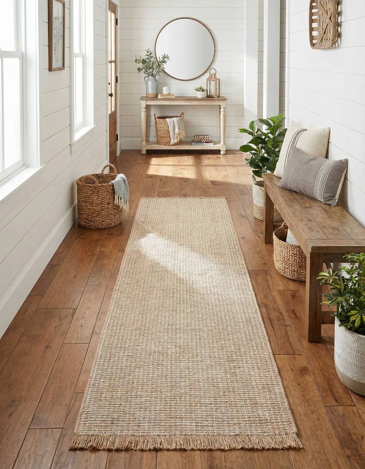 Detail image of 2' 7 x 10' Cottage Farm Runner Rug